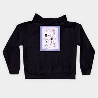 Kids and Dancers Stick Figure Kids Hoodie